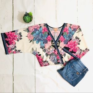 Flying tomato boho crop top